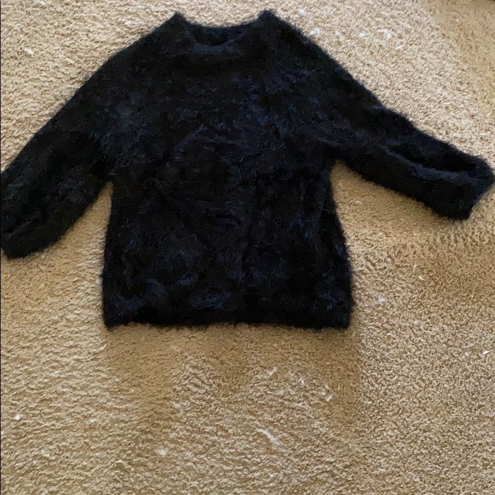 A fluffy sweater